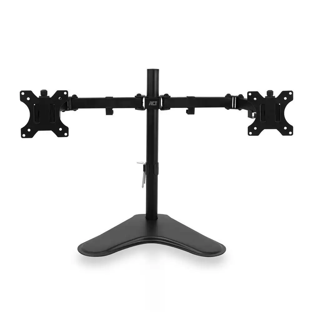 ACT AC8320 Monitor desk stand 2 screens up to 32" VESA Black