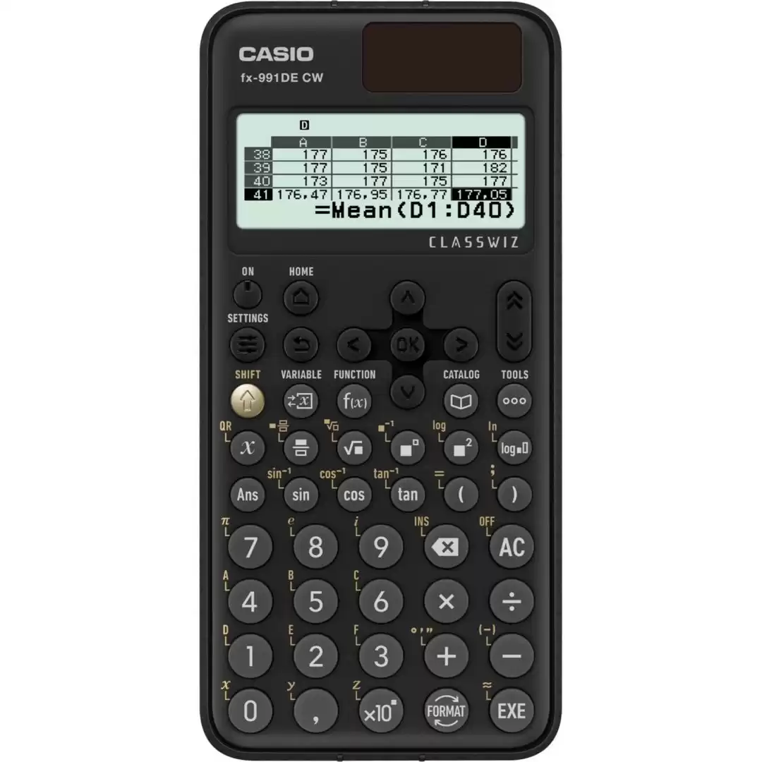 Casio FX-991DE CW Tudományos számológép Black