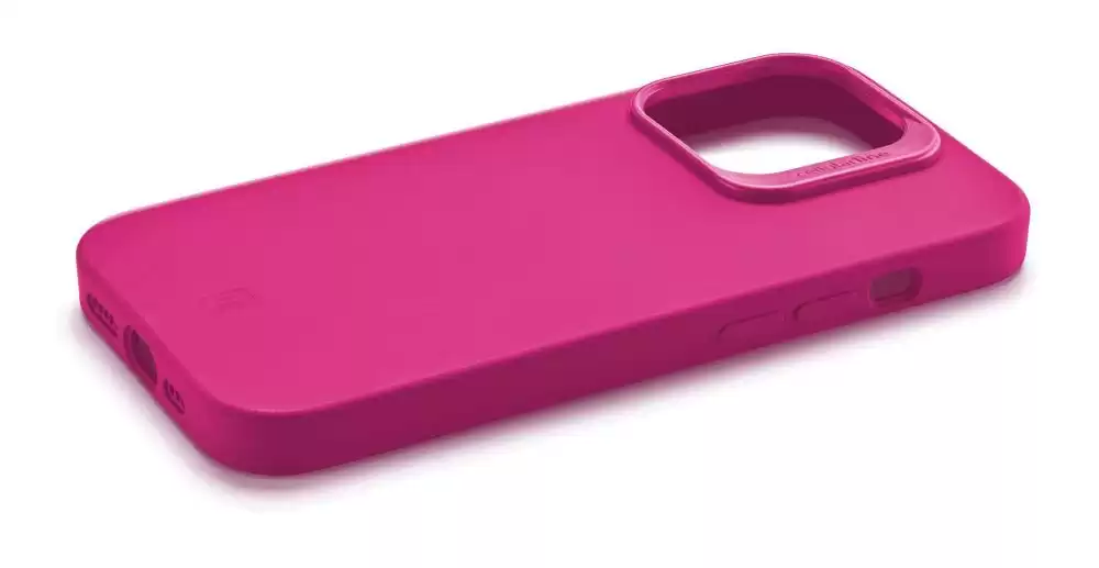Cellularline Sensation protective silicone cover with MagSafe support for Apple iPhone 15 Pro Max, pink