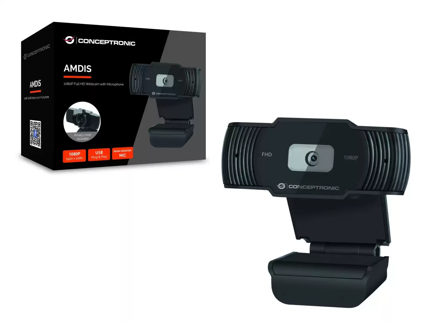 Conceptronic  AMDIS04B Webkamera Black