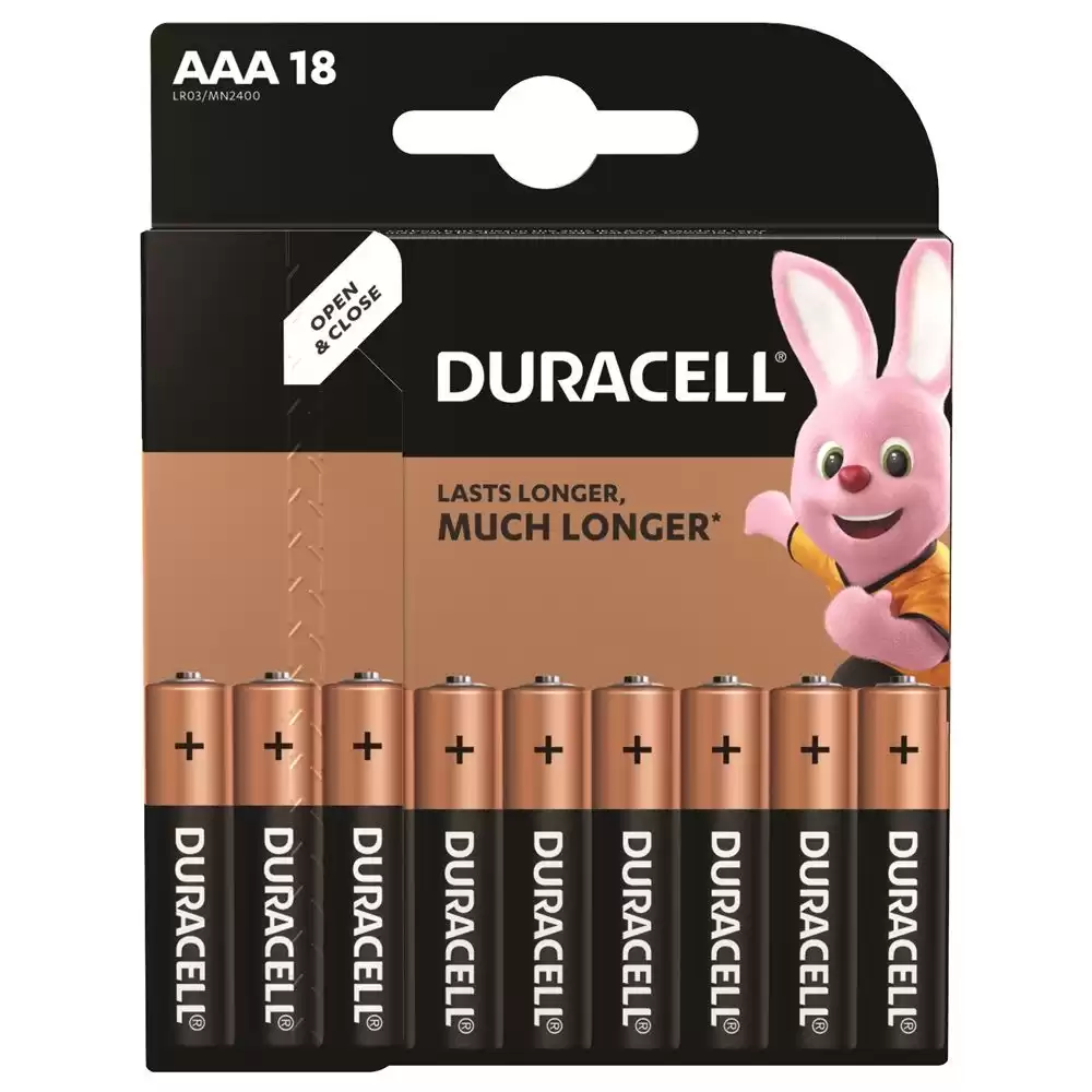 Duracell AAA Alkáli Elem 18db/csomag