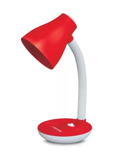 Esperanza Atria E27 Desk Lamp Red