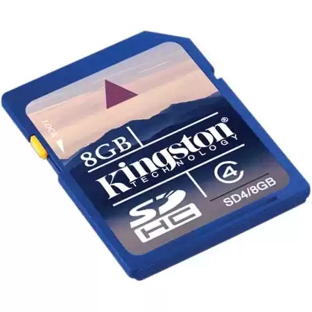 Kingston 8GB SDHC CL4  Card